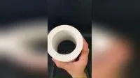 Ivory Ceramic Fine Grinding Insulator Tube Al2O3 Alumina Ceramic Tube